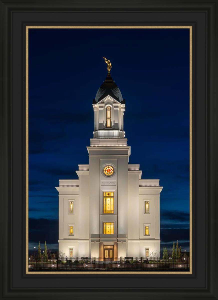 Cedar City Temple Eternal Light Vertical