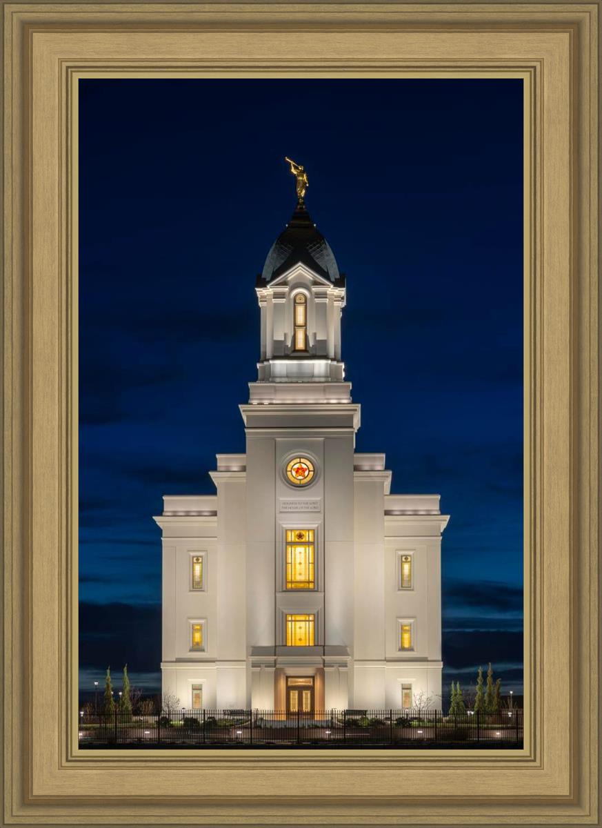 Cedar City Temple Eternal Light Vertical