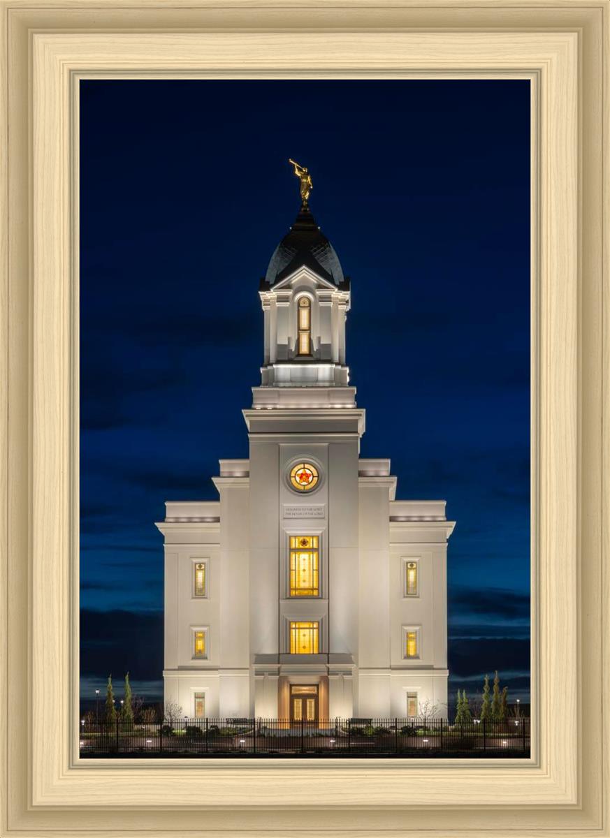 Cedar City Temple Eternal Light Vertical