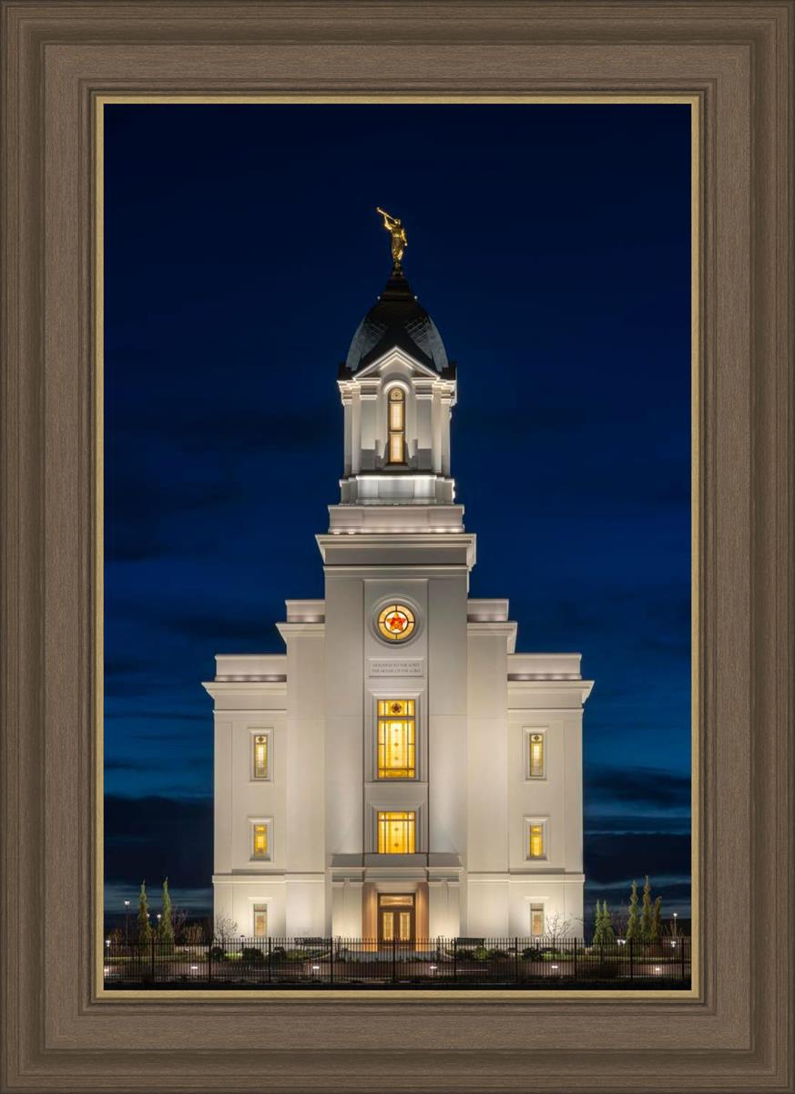 Cedar City Temple Eternal Light Vertical