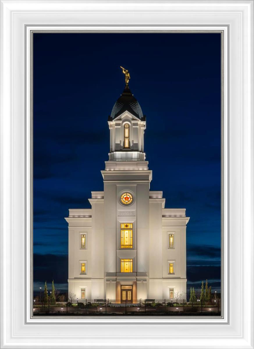 Cedar City Temple Eternal Light Vertical