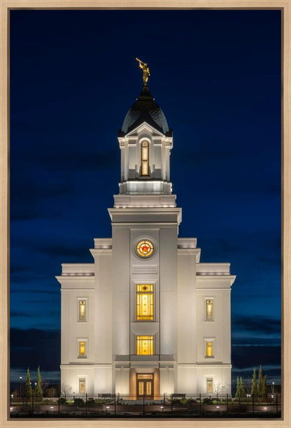 Cedar City Temple Eternal Light Vertical