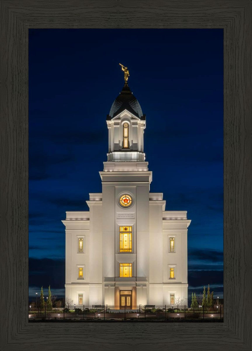 Cedar City Temple Eternal Light Vertical