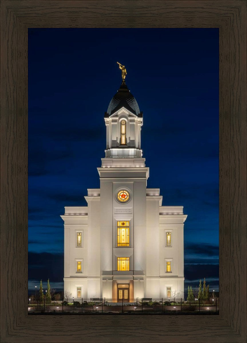 Cedar City Temple Eternal Light Vertical