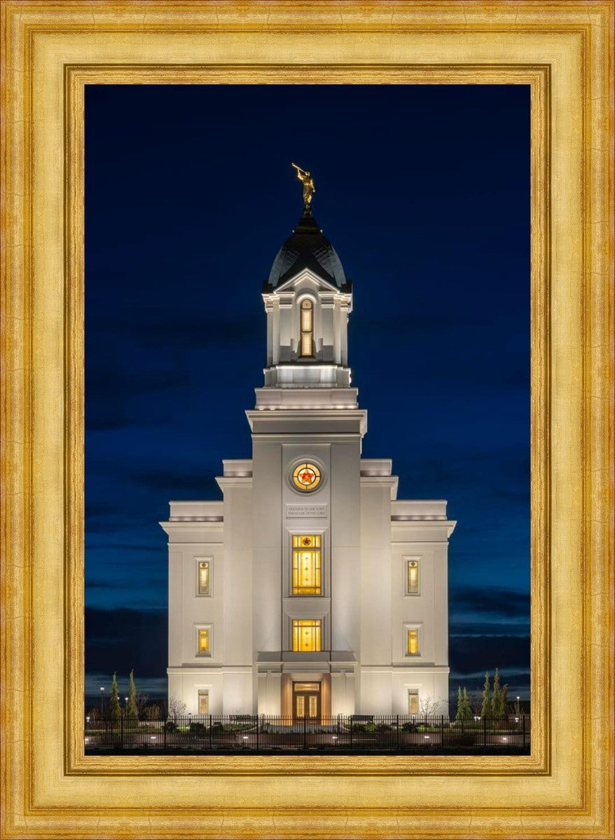 Cedar City Temple Eternal Light Vertical