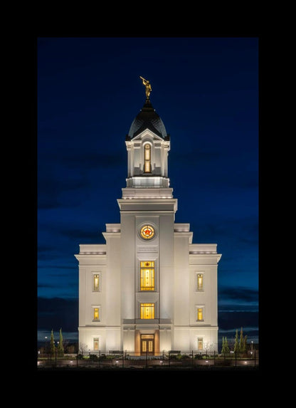 Cedar City Temple Eternal Light Vertical