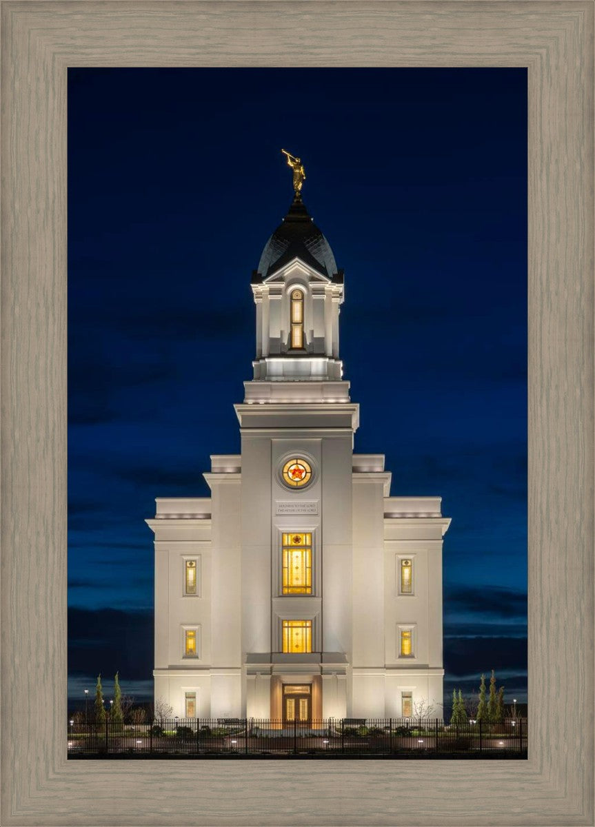 Cedar City Temple Eternal Light Vertical