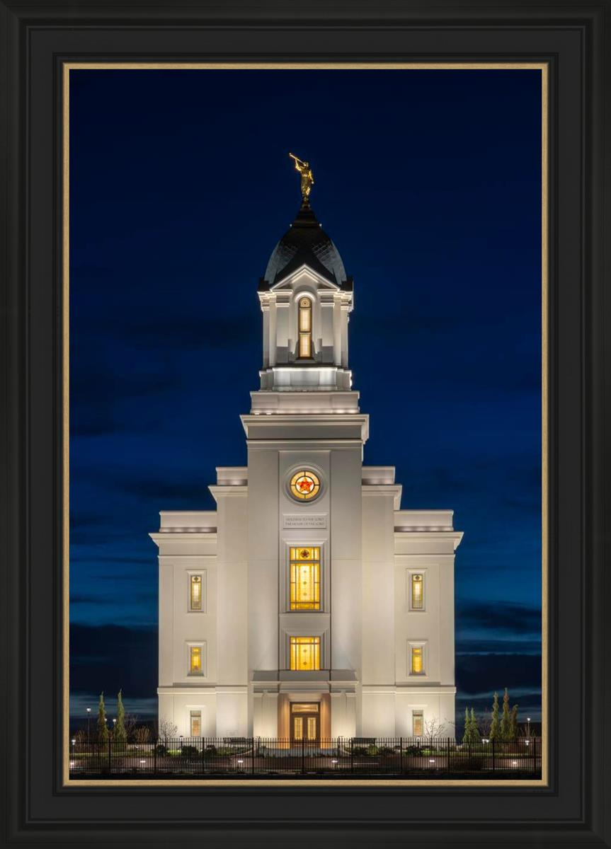 Cedar City Temple Eternal Light Vertical