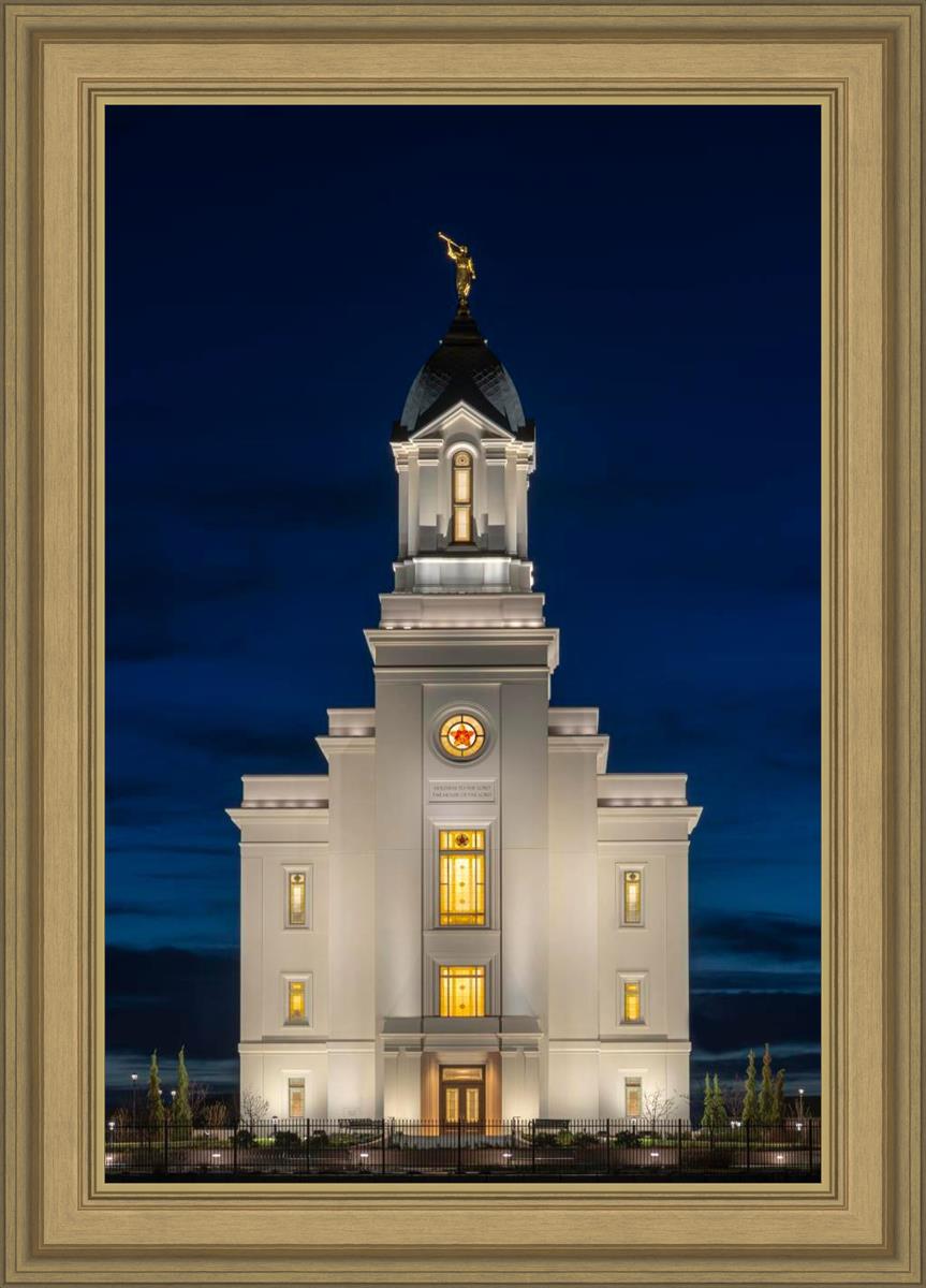 Cedar City Temple Eternal Light Vertical