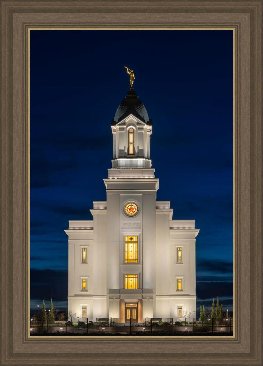 Cedar City Temple Eternal Light Vertical