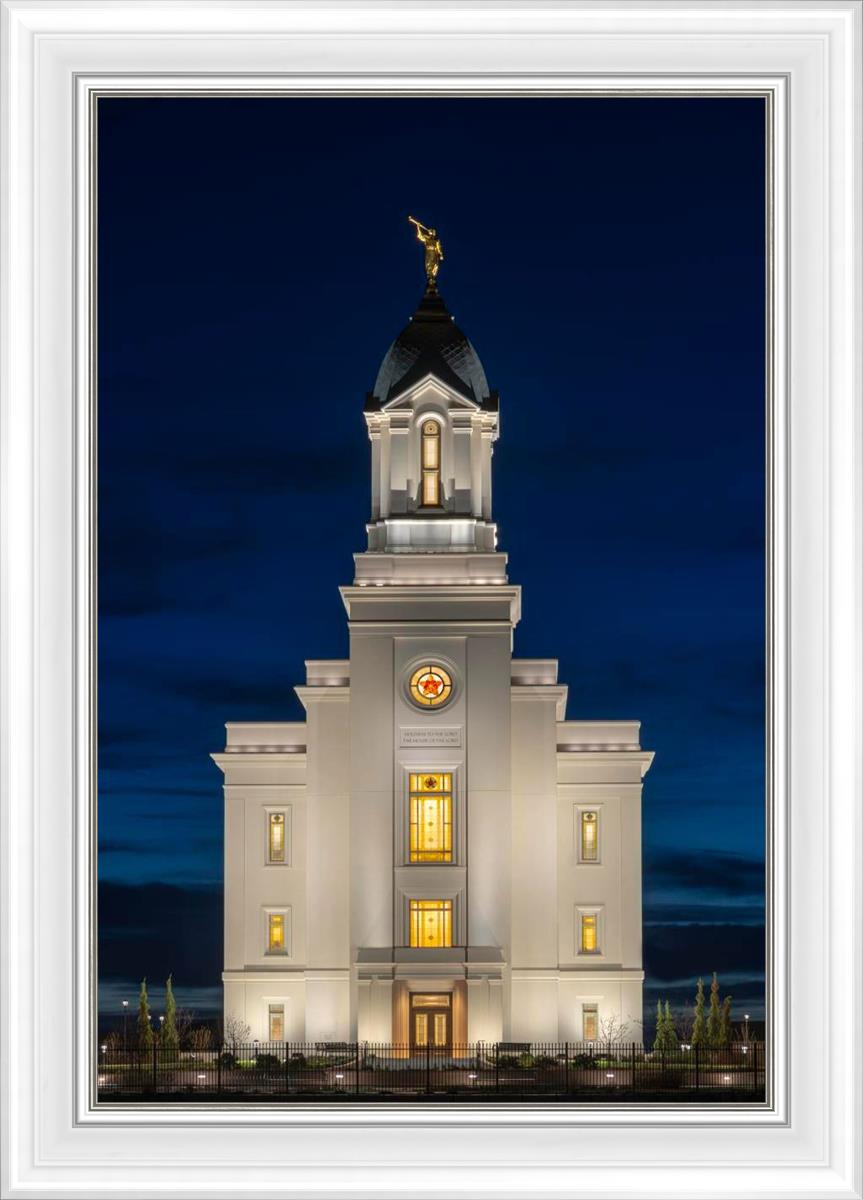 Cedar City Temple Eternal Light Vertical