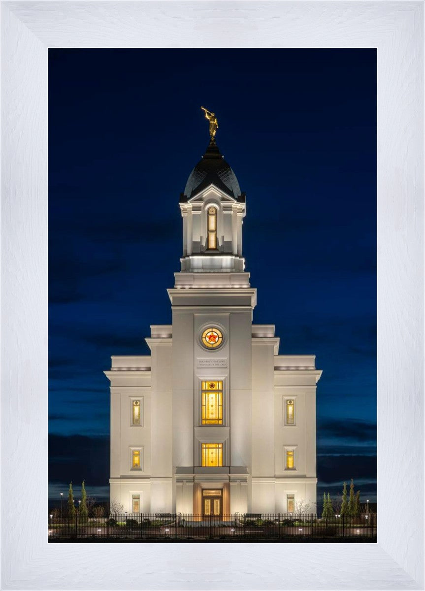 Cedar City Temple Eternal Light Vertical