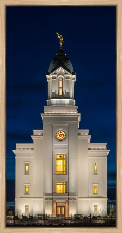 Cedar City Temple Eternal Light Vertical