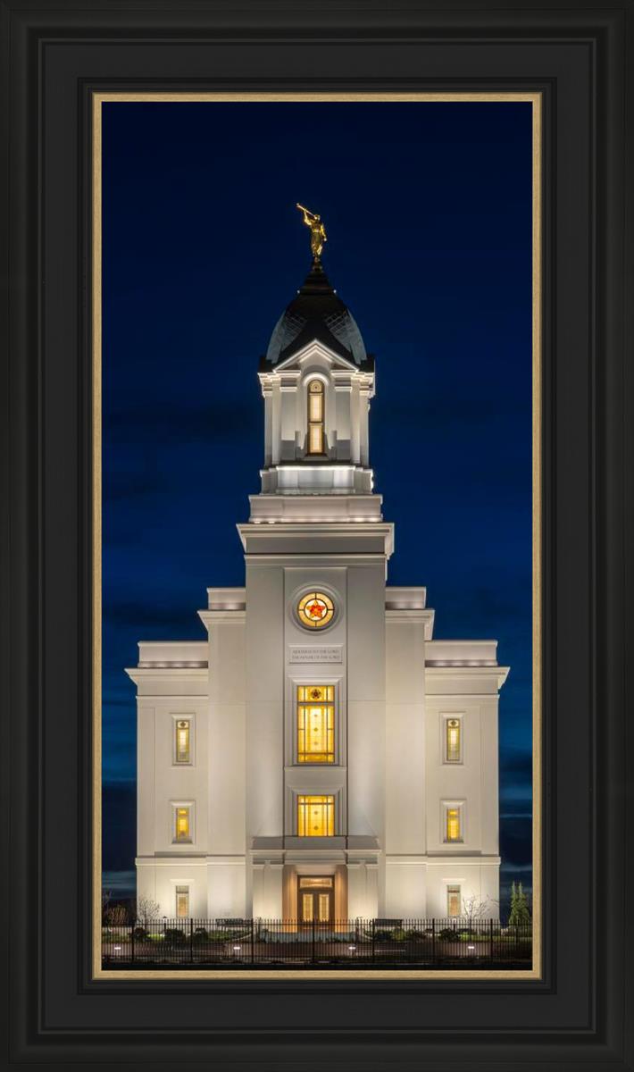 Cedar City Temple Eternal Light Vertical