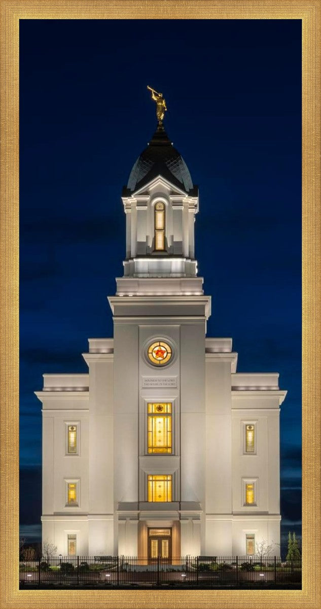 Cedar City Temple Eternal Light Vertical