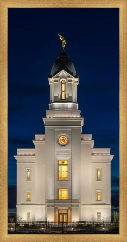 Cedar City Temple Eternal Light Vertical