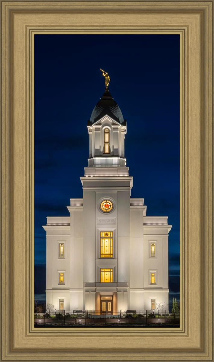 Cedar City Temple Eternal Light Vertical