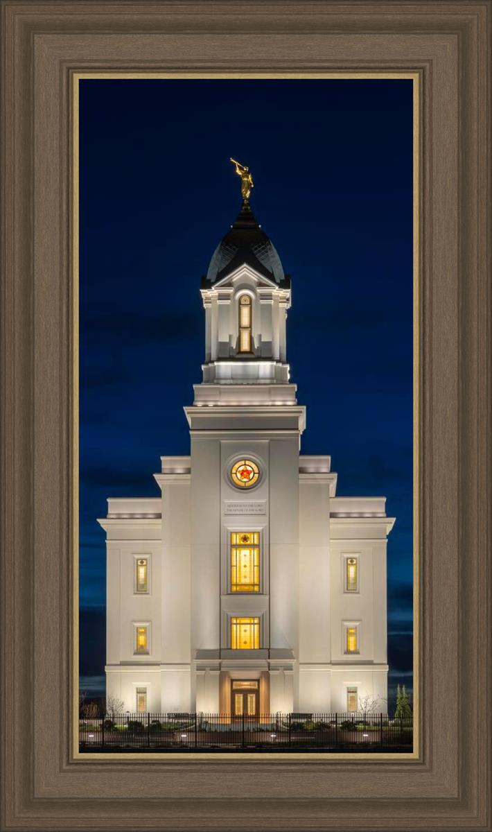 Cedar City Temple Eternal Light Vertical