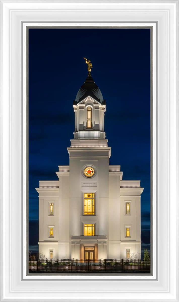 Cedar City Temple Eternal Light Vertical