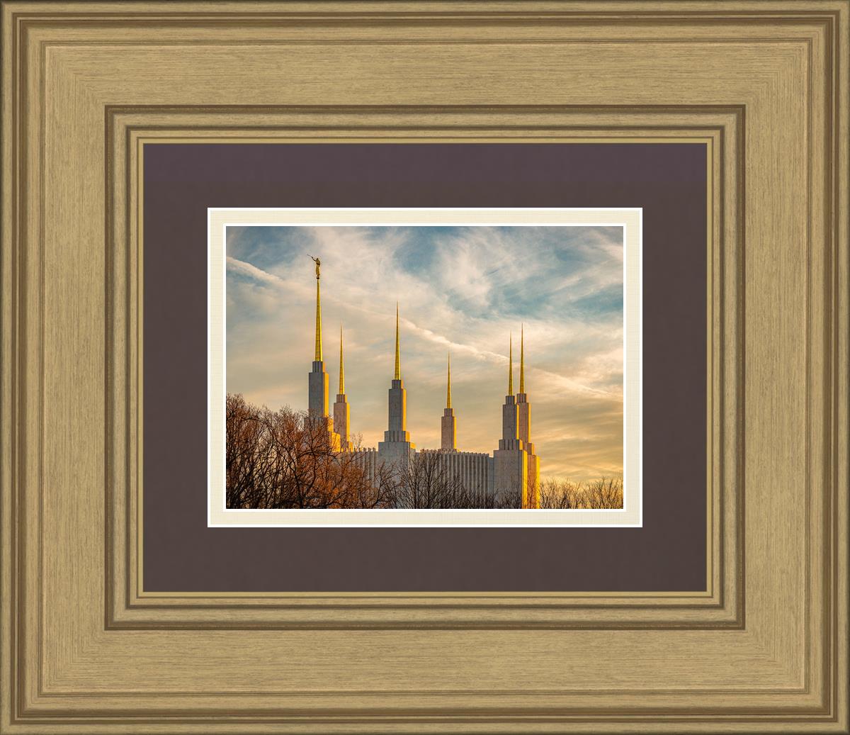 Golden Hour Washington DC Temple