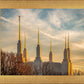 Golden Hour Washington DC Temple