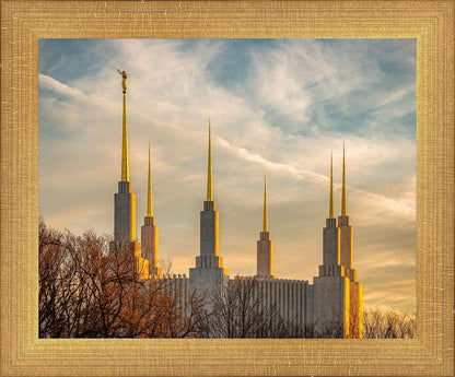 Golden Hour Washington DC Temple