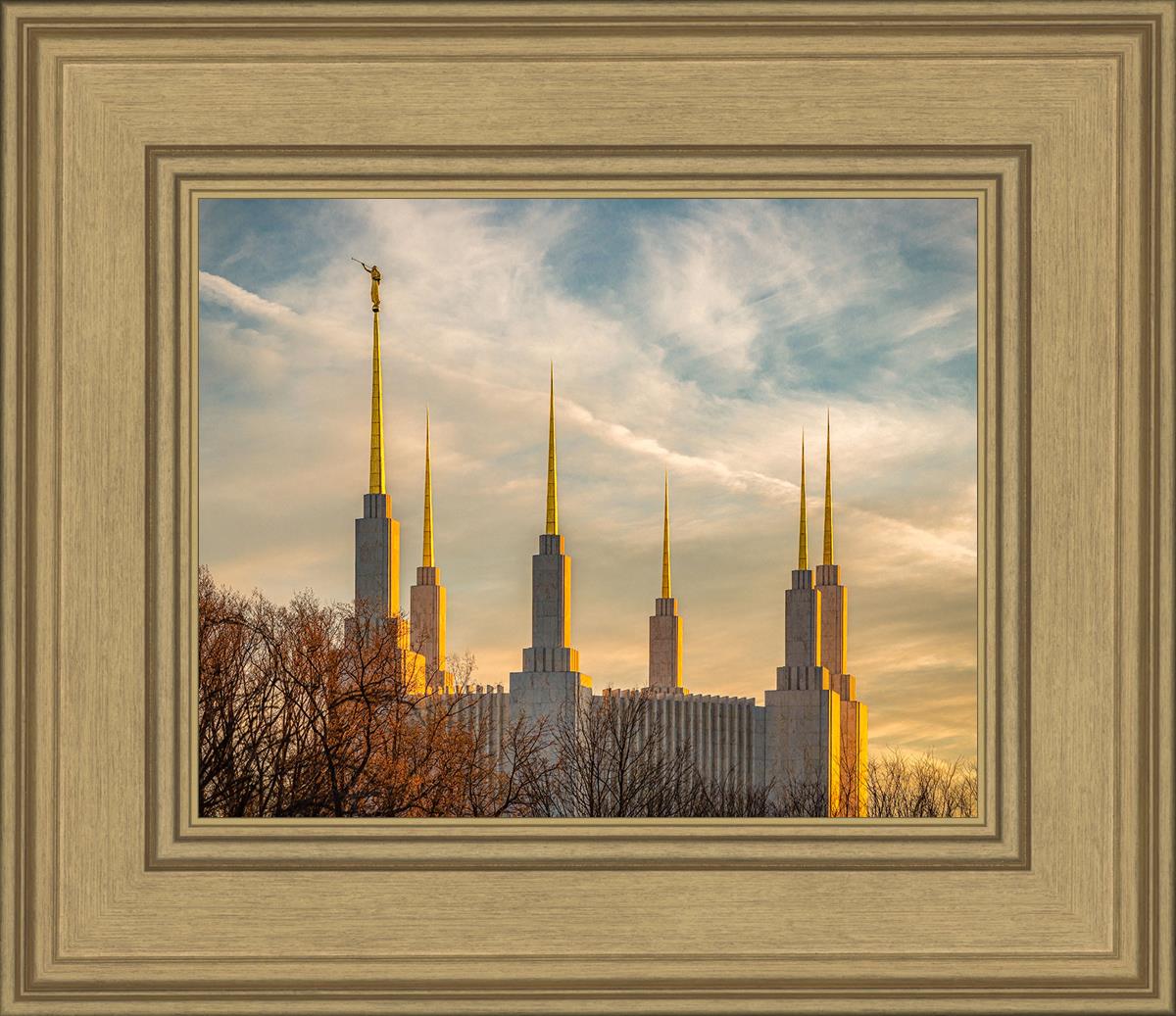 Golden Hour Washington DC Temple