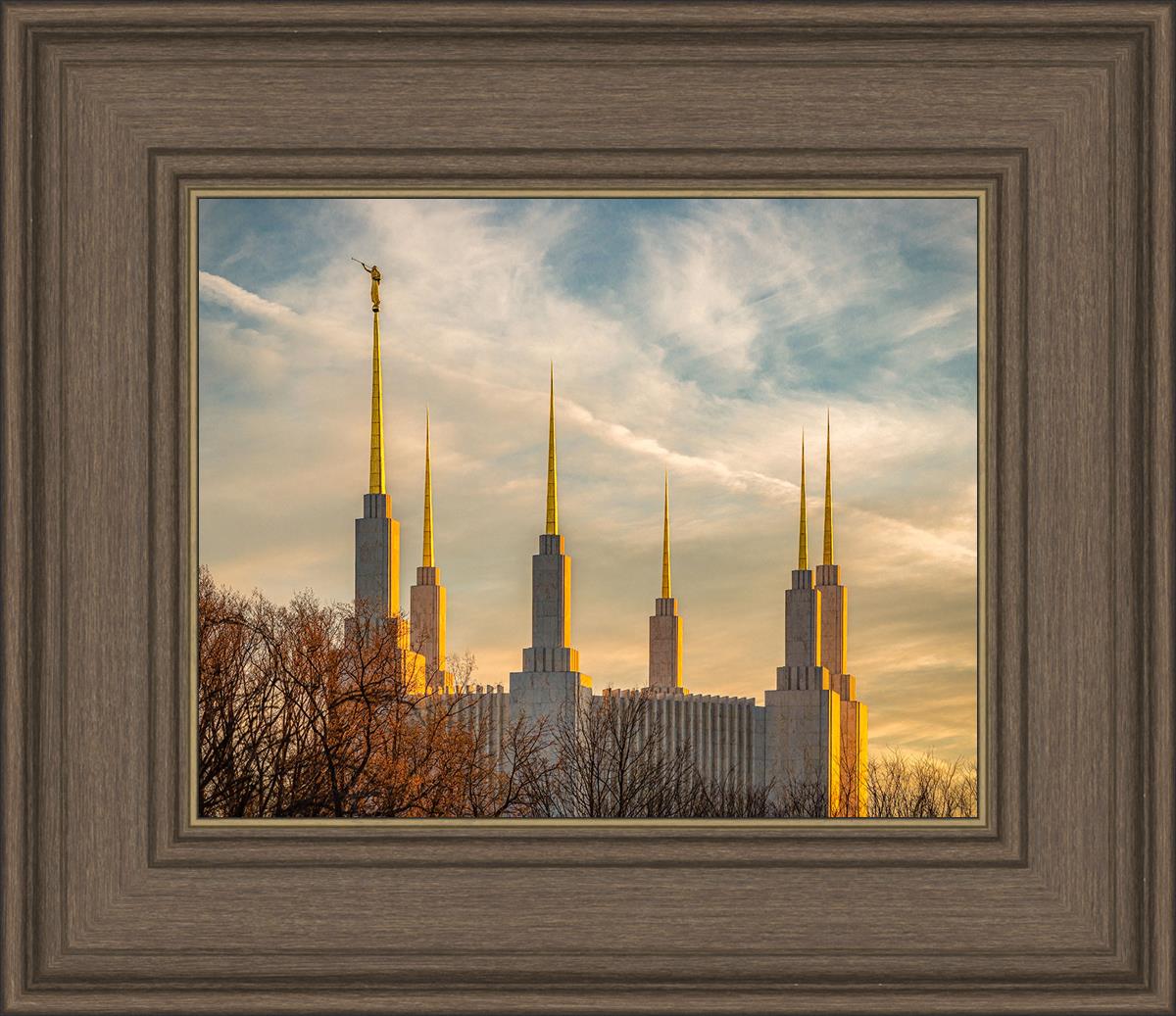 Golden Hour Washington DC Temple
