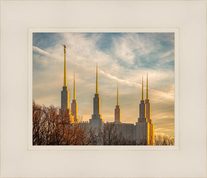 Golden Hour Washington DC Temple