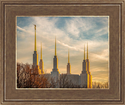 Golden Hour Washington DC Temple