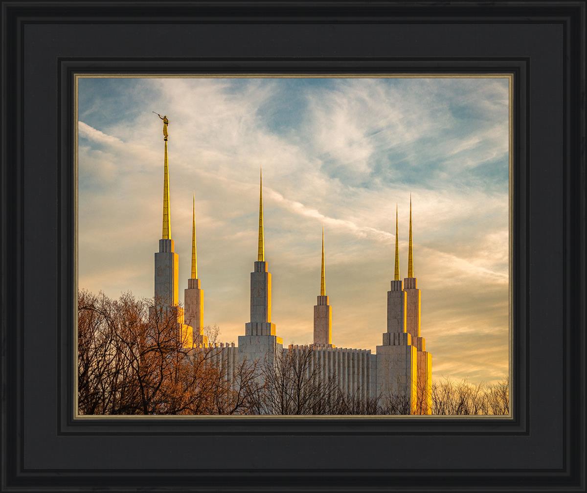 Golden Hour Washington DC Temple
