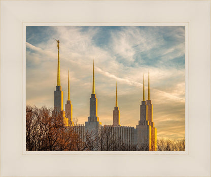 Golden Hour Washington DC Temple