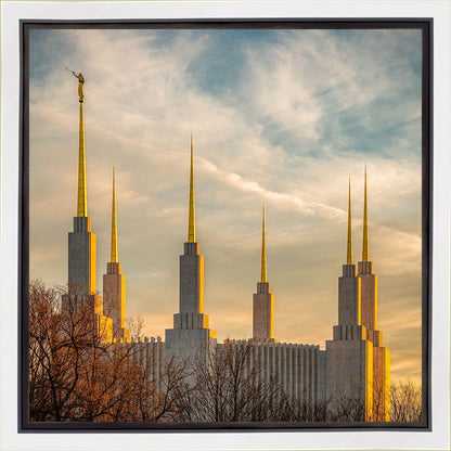 Golden Hour Washington DC Temple