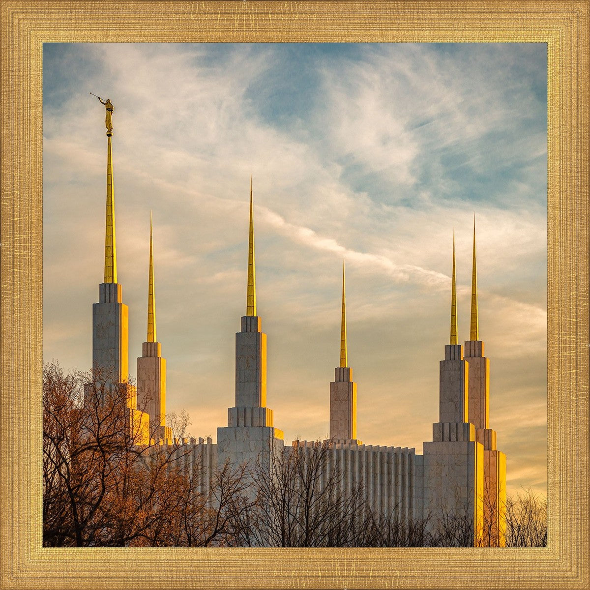 Golden Hour Washington DC Temple