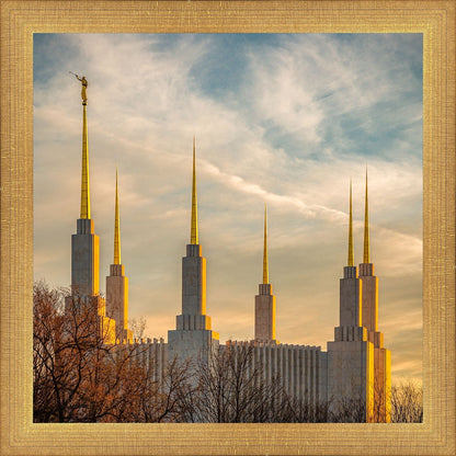 Golden Hour Washington DC Temple