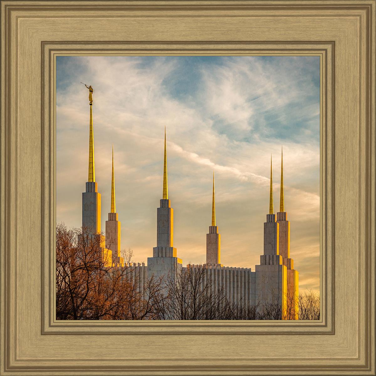 Golden Hour Washington DC Temple