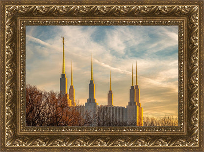 Golden Hour Washington DC Temple
