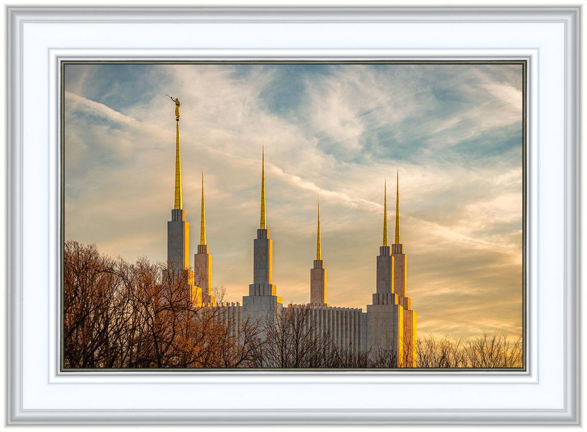 Golden Hour Washington DC Temple
