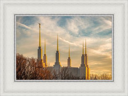 Golden Hour Washington DC Temple