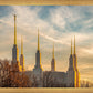 Golden Hour Washington DC Temple