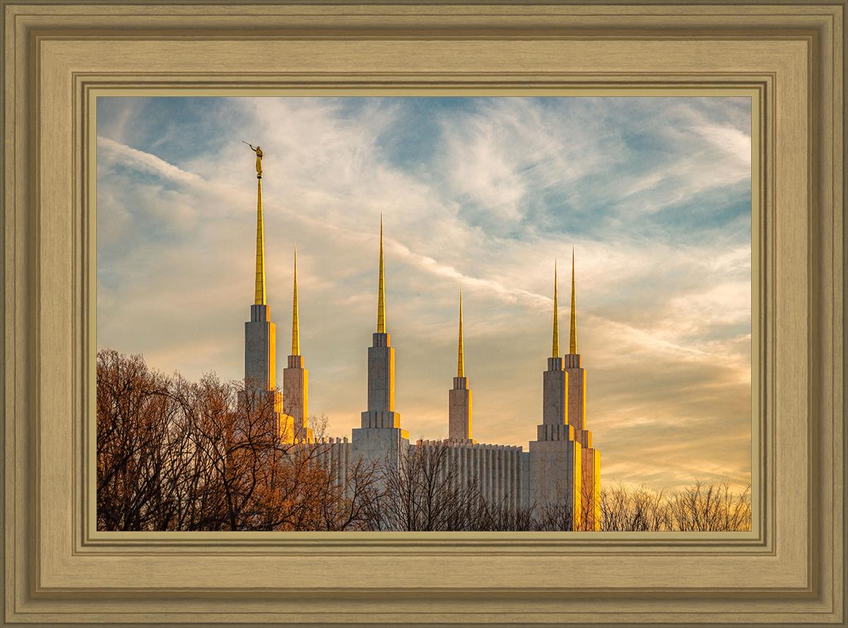 Golden Hour Washington DC Temple