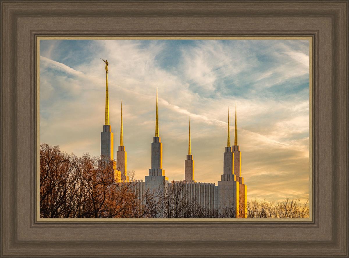 Golden Hour Washington DC Temple