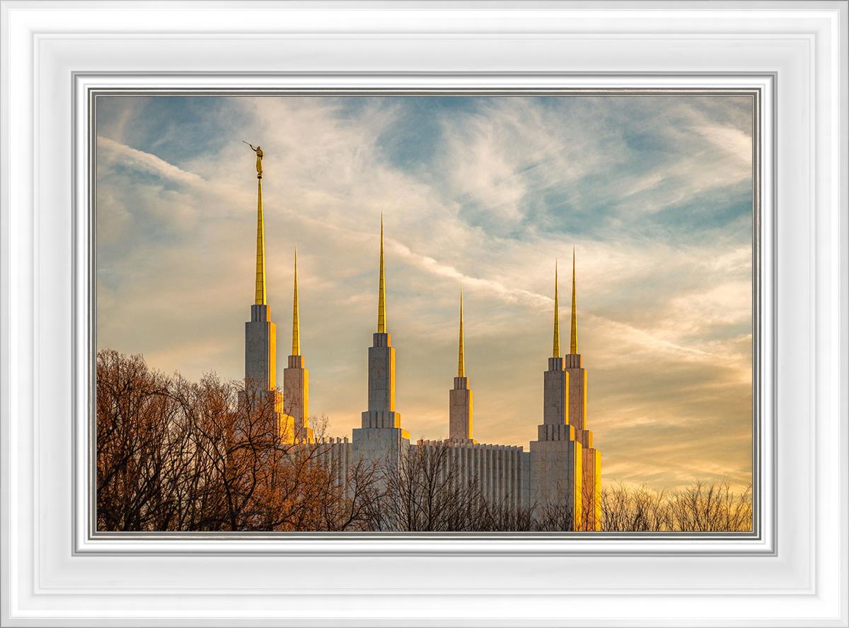 Golden Hour Washington DC Temple