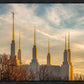 Golden Hour Washington DC Temple