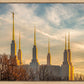 Golden Hour Washington DC Temple