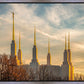 Golden Hour Washington DC Temple
