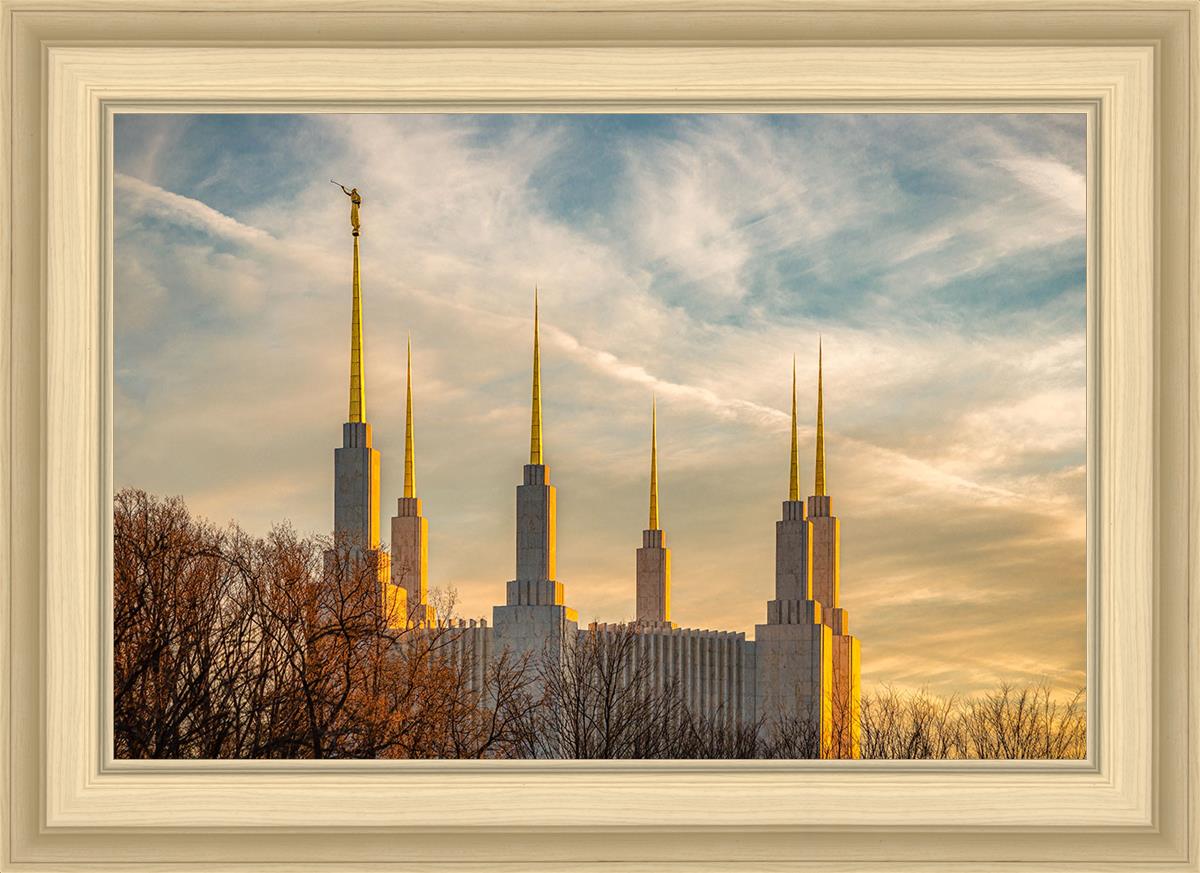 Golden Hour Washington DC Temple