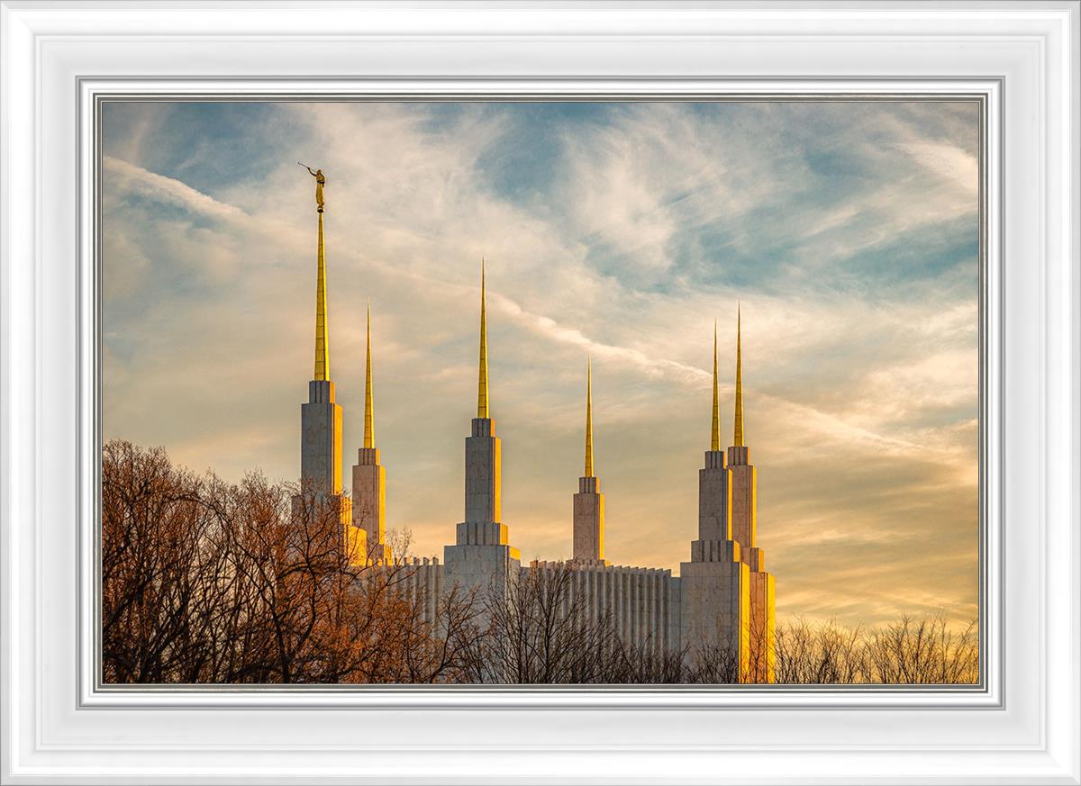 Golden Hour Washington DC Temple
