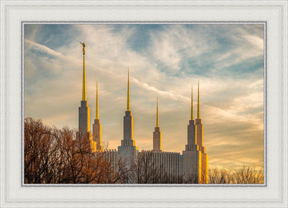 Golden Hour Washington DC Temple