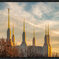 Golden Hour Washington DC Temple